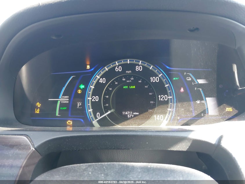 2017 HONDA ACCORD HYBRID VIN: JHMCR6F56HC031495