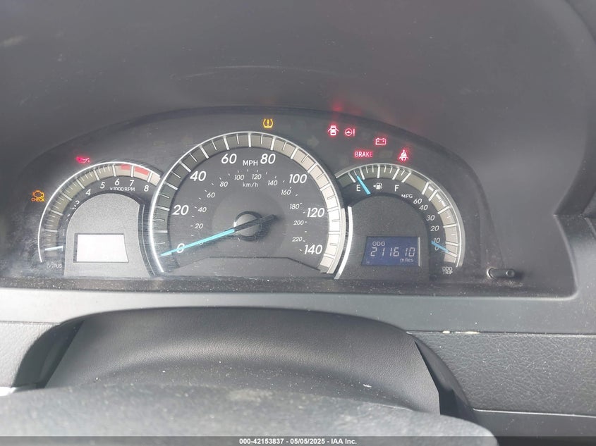 2012 TOYOTA CAMRY VIN: 4T1BF1FK6CU046429