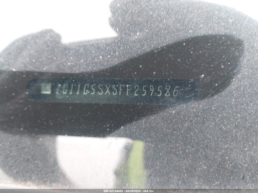 2015 CHEVROLET MALIBU 2LZ - 1G11G5SX3FF259586