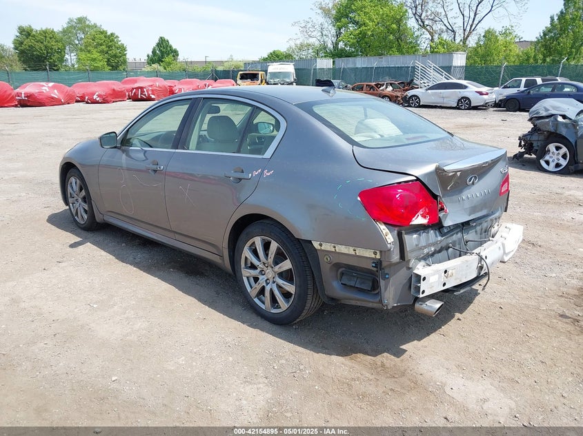 2011 INFINITI G37X VIN: JN1CV6AR6BM404840