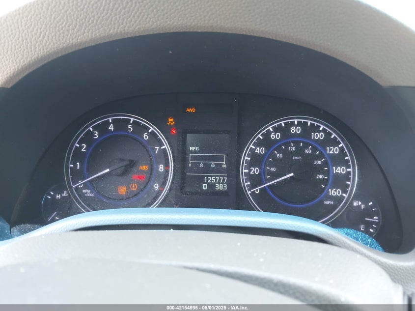 2011 INFINITI G37X VIN: JN1CV6AR6BM404840