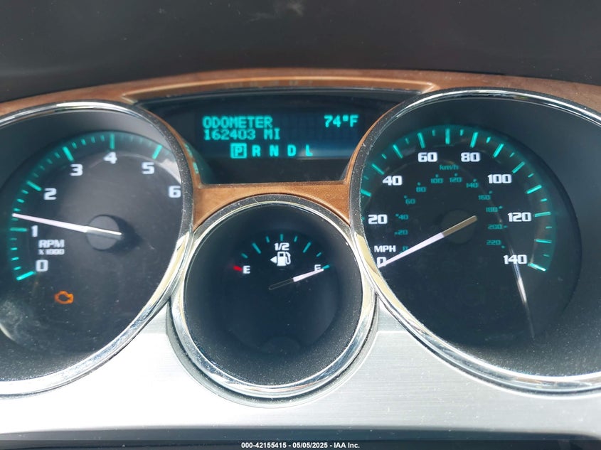 2012 BUICK ENCLAVE VIN: 5GAKVDED3CJ173993