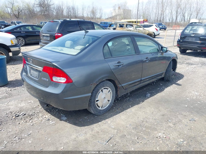 2009 HONDA CIVIC HYBRID VIN: JHMFA362X9S001402