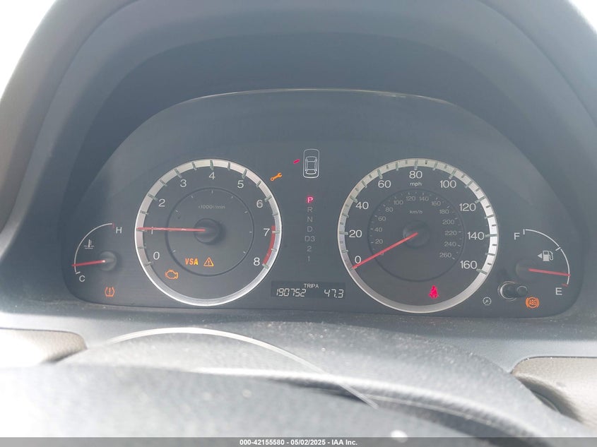 2008 HONDA ACCORD VIN: 1HGCP26308A082857