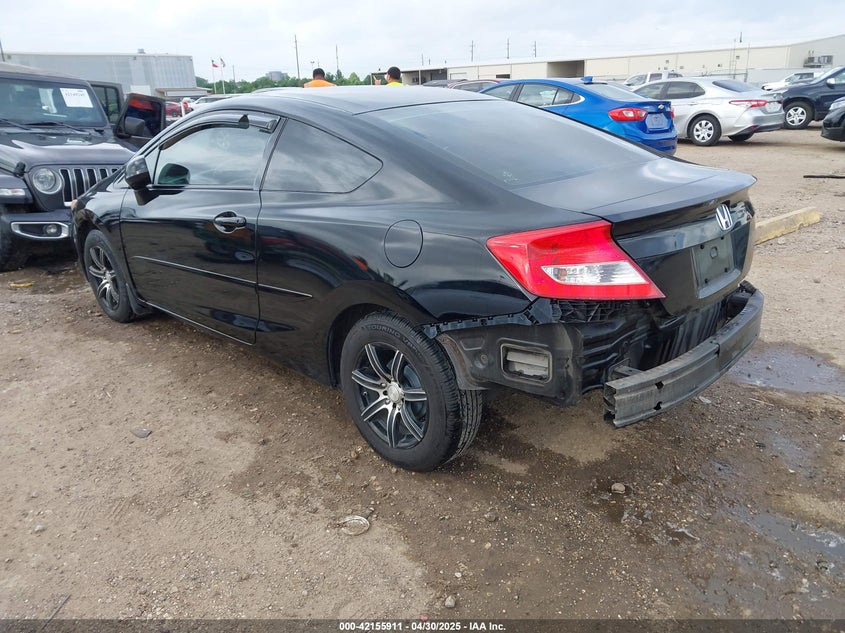 2012 HONDA CIVIC VIN: 2HGFG3B54CH536189