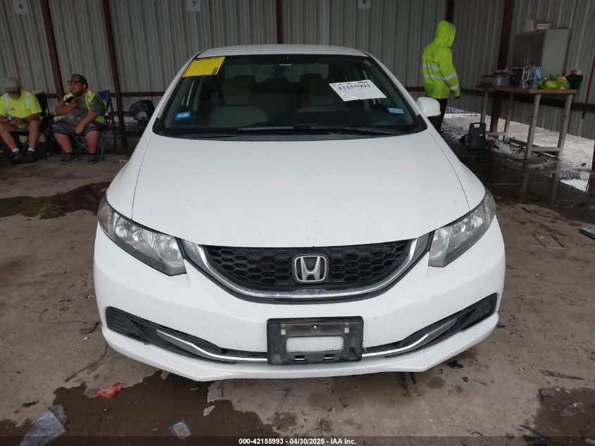 2013 Honda Civic Lx VIN: 19XFB2F58DE216906 Lot: 42155993