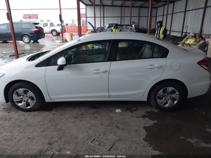 2013 Honda Civic Lx VIN: 19XFB2F58DE216906 Lot: 42155993