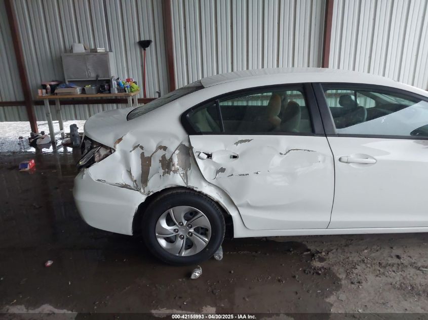 2013 Honda Civic Lx VIN: 19XFB2F58DE216906 Lot: 42155993