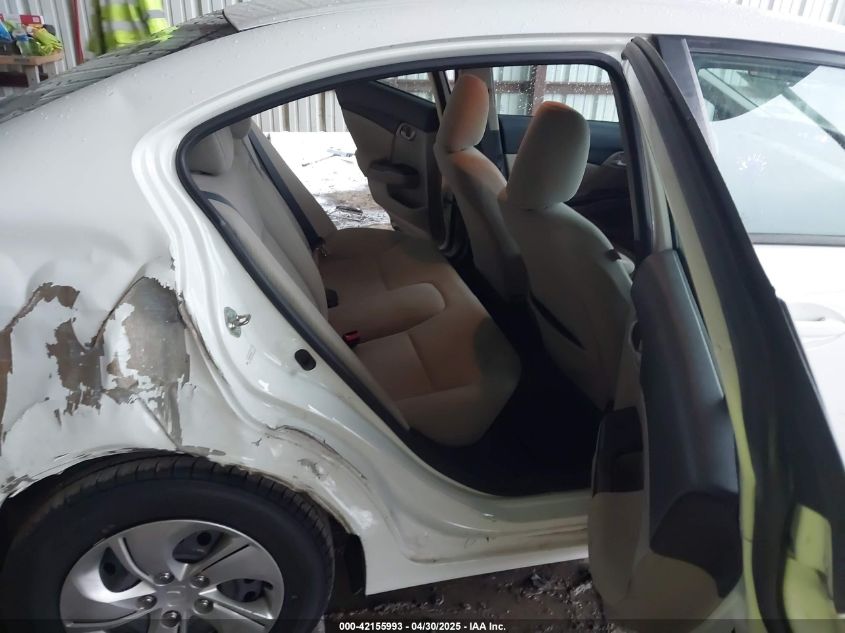 2013 Honda Civic Lx VIN: 19XFB2F58DE216906 Lot: 42155993