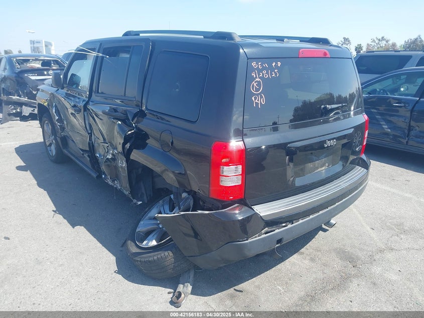2016 JEEP PATRIOT VIN: 1C4NJPBA4GD761618