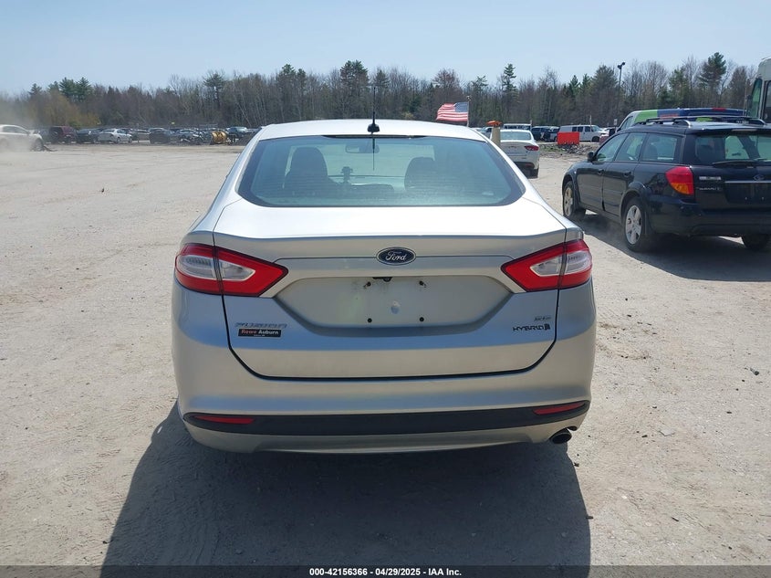 2013 FORD FUSION HYBRID VIN: 3FA6P0LU7DR196888