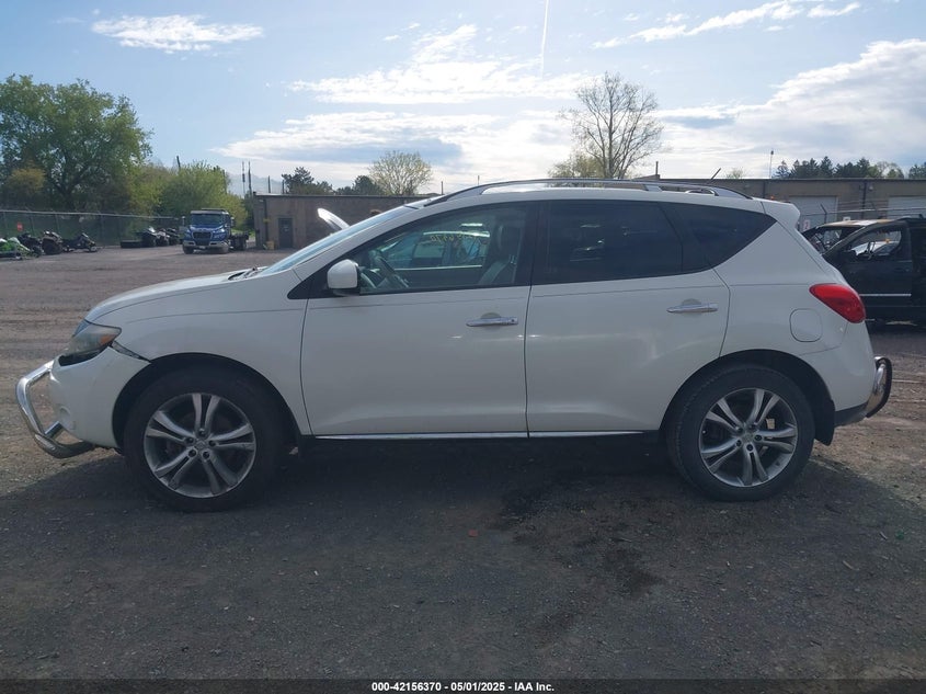 2009 NISSAN MURANO VIN: JN8AZ18W59W120710