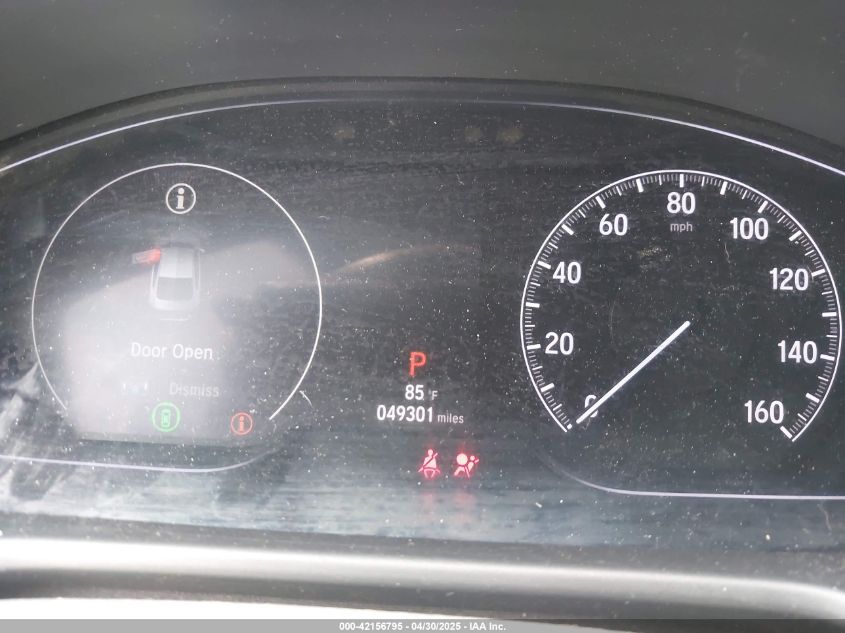 2019 Honda Accord Sport VIN: 1HGCV1F34KA001009 Lot: 42156795