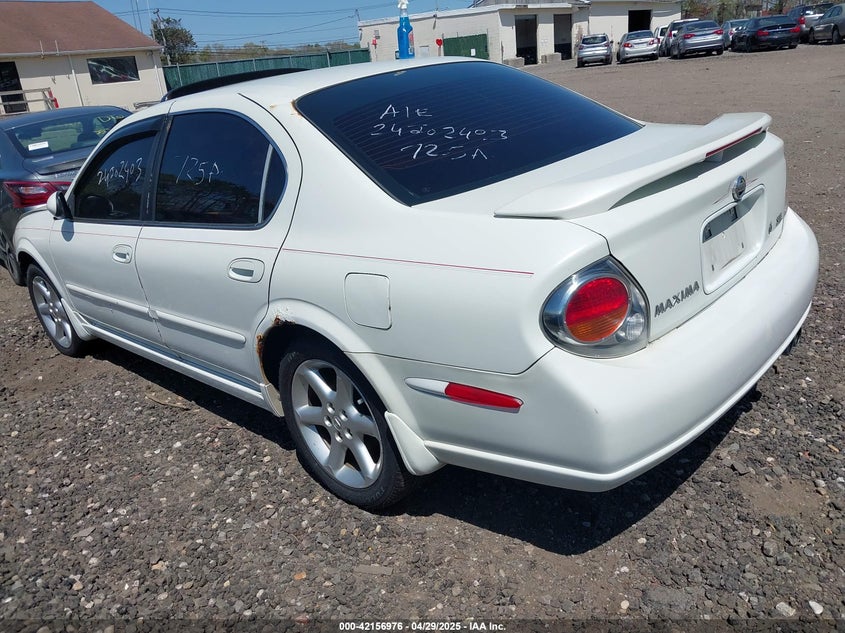 2003 Nissan Maxima Se white sedan gasoline JN1DA31D63T513244 photo #4