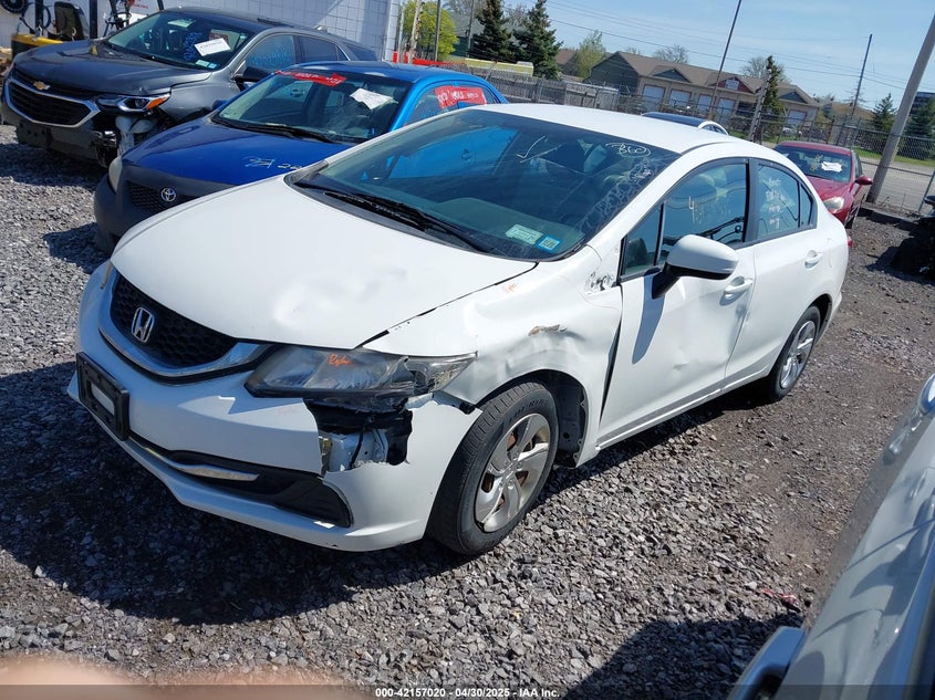 2015 HONDA CIVIC VIN: 19XFB2F53FE281911