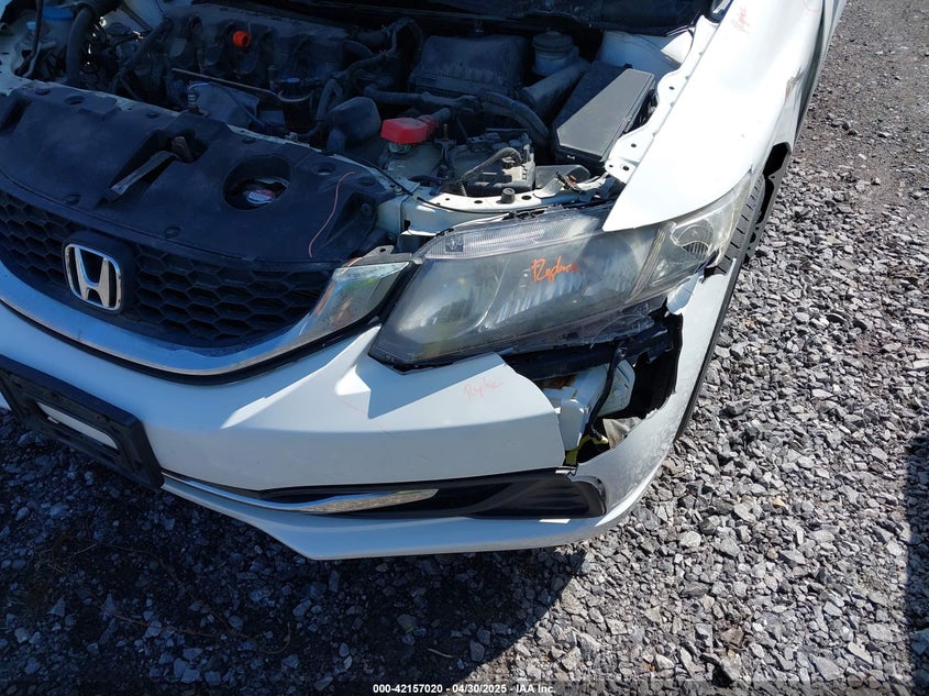 2015 HONDA CIVIC VIN: 19XFB2F53FE281911