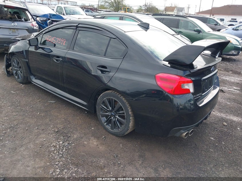 2015 Subaru Wrx Limited black sedan gasoline JF1VA1J61F8809194 photo #4