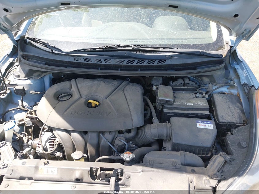 2012 HYUNDAI ELANTRA VIN: KMHDH4AE5CU354312