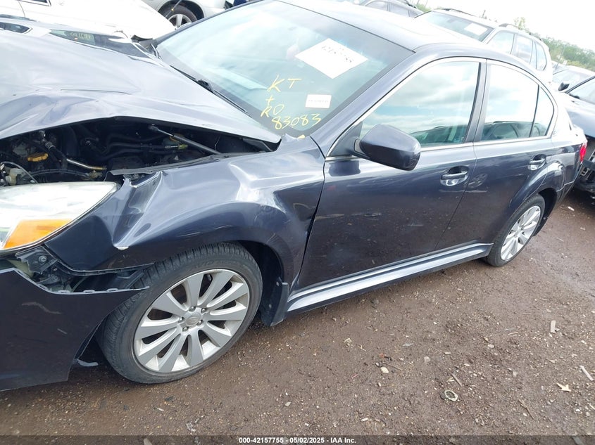 2011 SUBARU LEGACY VIN: 4S3BMCK6XB3222918