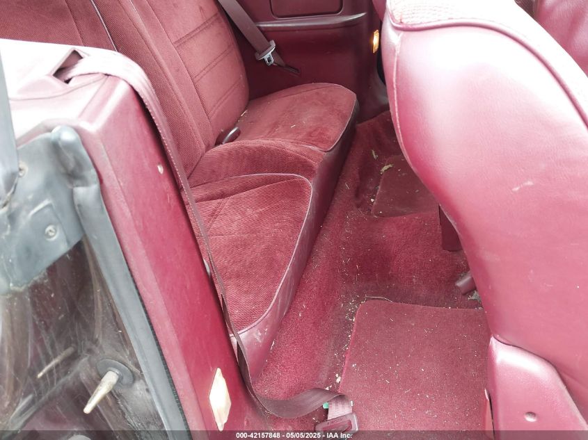 1991 Dodge Shadow VIN: 3B3XP4K5MT615827 Lot: 42157848