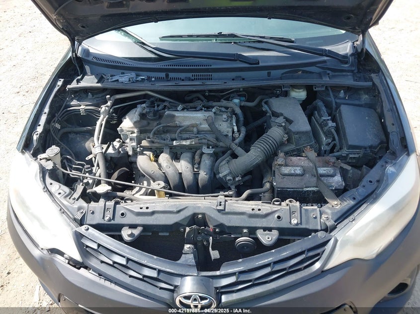 2016 TOYOTA COROLLA VIN: 2T1BURHE3GC676931