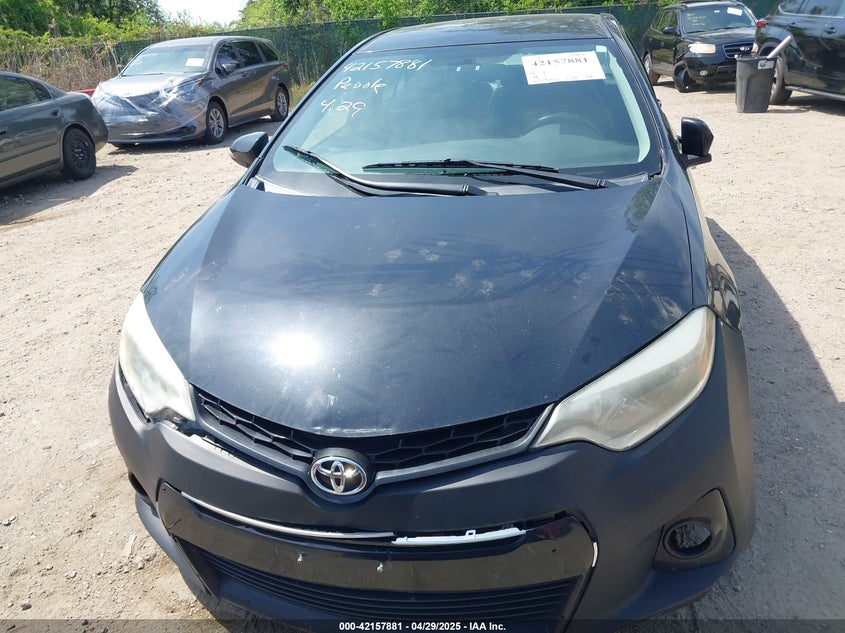 2016 TOYOTA COROLLA VIN: 2T1BURHE3GC676931