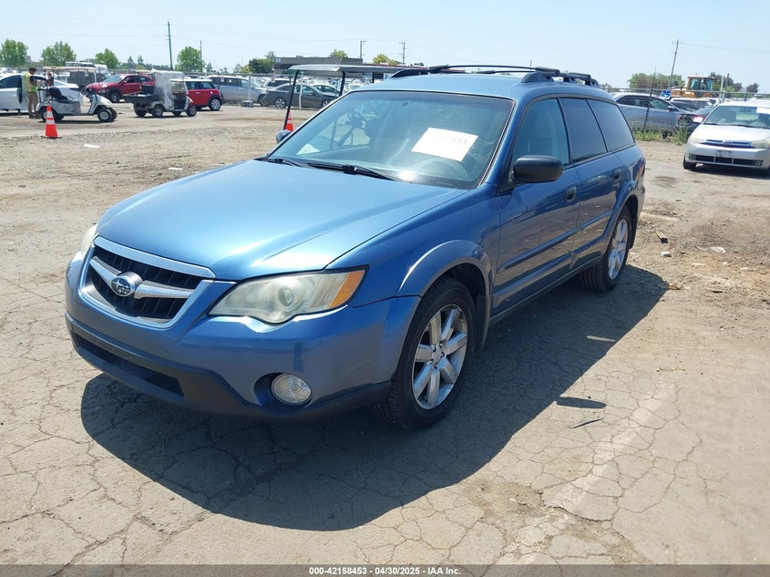 2008 SUBARU OUTBACK VIN: 4S4BP61C787309589