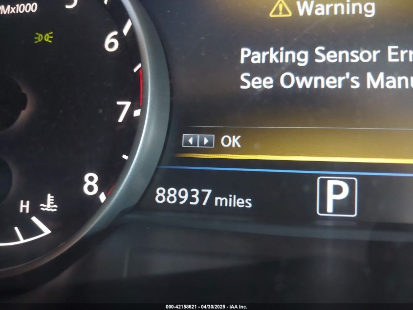 2018 Nissan Maxima 3.5 Sl VIN: 1N4AA6AP4JC387075 Lot: 42158621