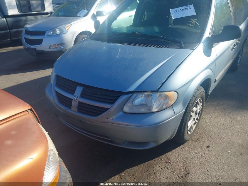 2005 Dodge Grand Caravan Se VIN: 1D4GP24R35B364412 Lot: 42158780