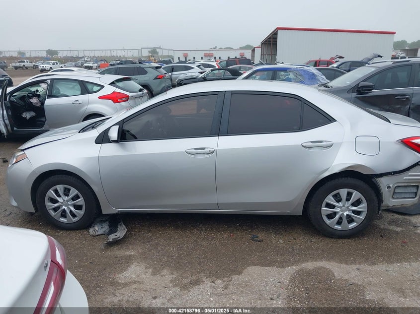 2015 TOYOTA COROLLA VIN: 5YFBURHE1FP348566