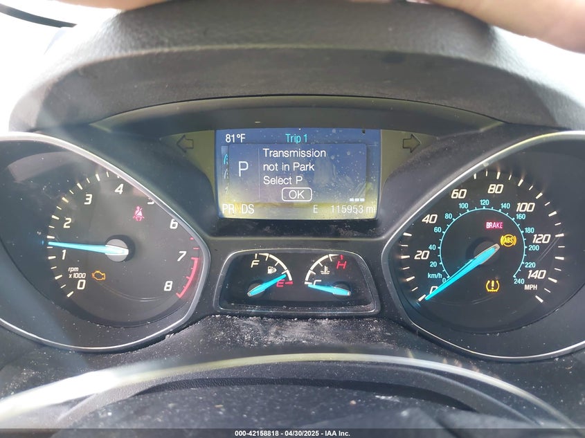 2013 FORD ESCAPE VIN: 1FMCU9GX1DUC40662