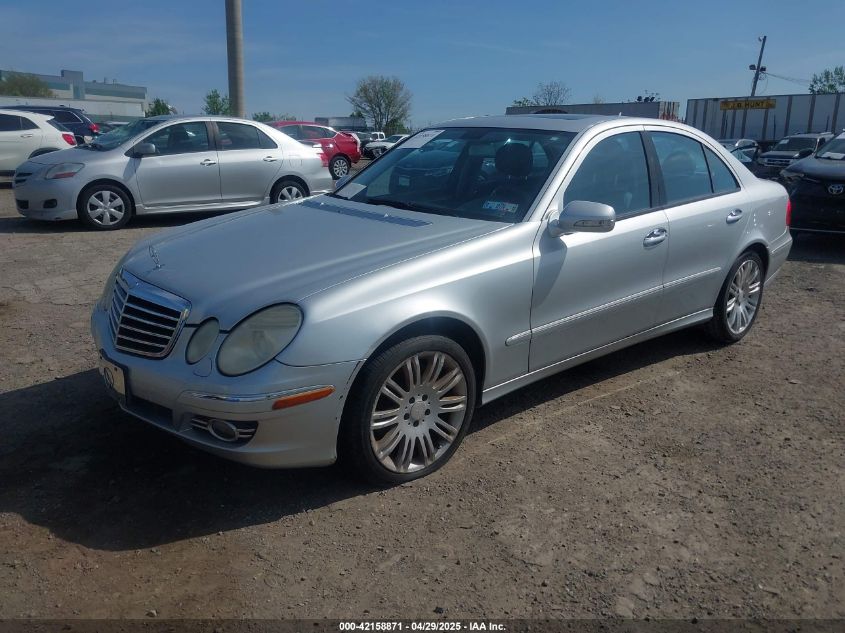 2008 Mercedes-Benz E 350 4Matic silver sedan gasoline WDBUF87X68B269412 photo #3
