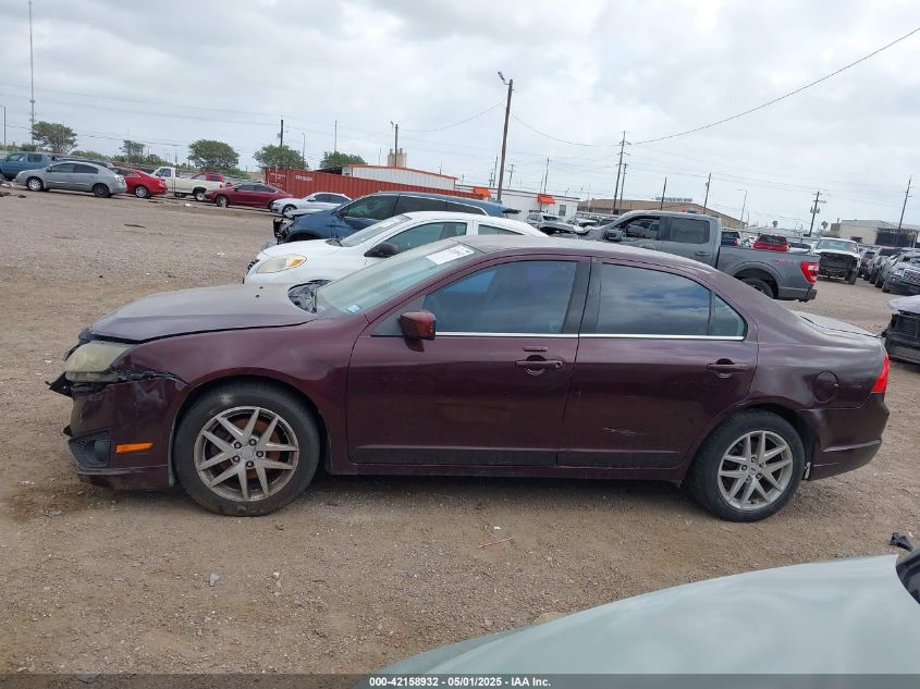 2011 Ford Fusion Sel VIN: 3FAHP0JG7BR186123 Lot: 42158932