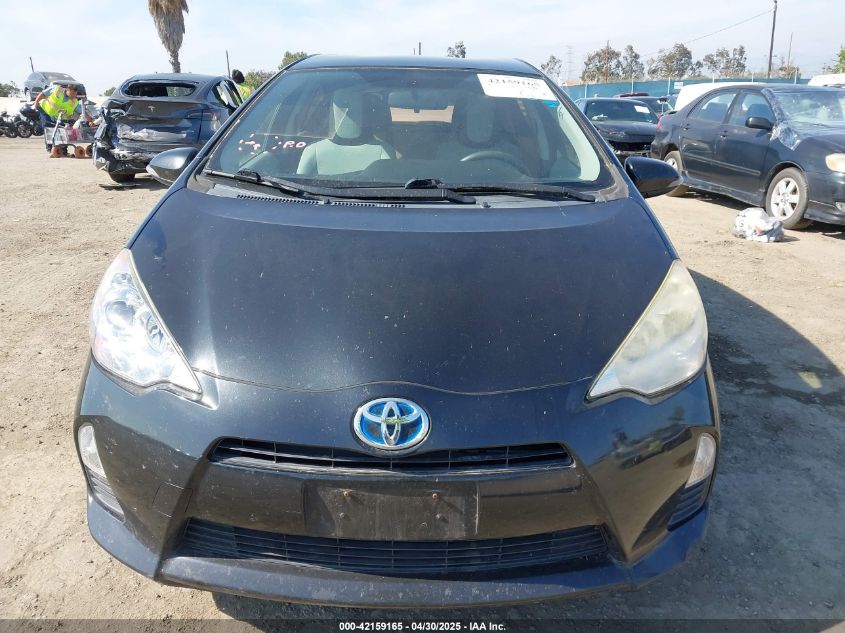 2012 Toyota Prius C One VIN: JTDKDTB34C1524417 Lot: 42159165