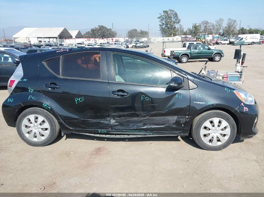 2012 Toyota Prius C One VIN: JTDKDTB34C1524417 Lot: 42159165