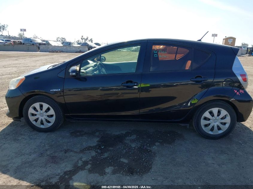 2012 Toyota Prius C One VIN: JTDKDTB34C1524417 Lot: 42159165