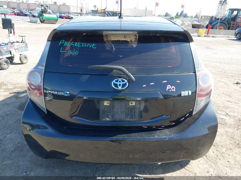 2012 Toyota Prius C One VIN: JTDKDTB34C1524417 Lot: 42159165