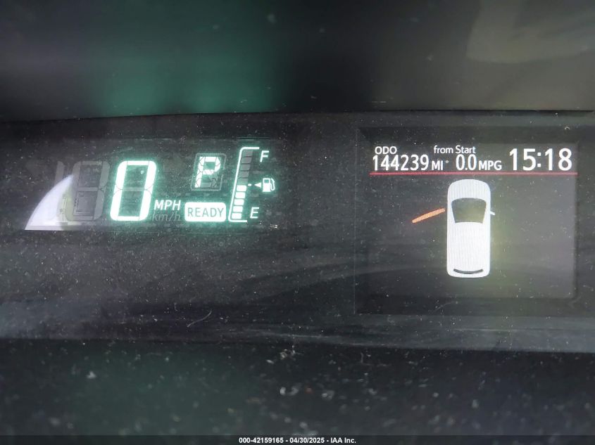 2012 Toyota Prius C One VIN: JTDKDTB34C1524417 Lot: 42159165