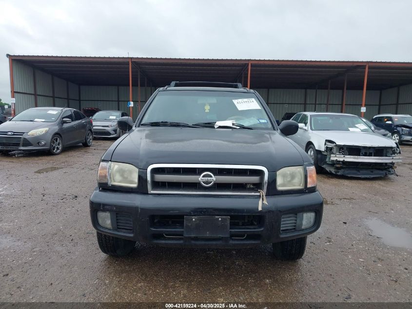 2002 Nissan Pathfinder Le VIN: JN8DR09X02W662527 Lot: 42159224