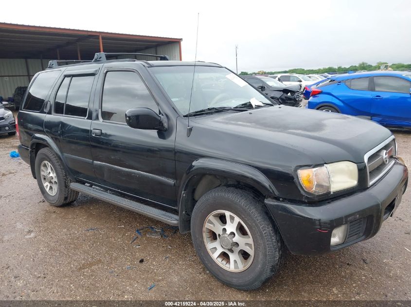 2002 Nissan Pathfinder Le VIN: JN8DR09X02W662527 Lot: 42159224