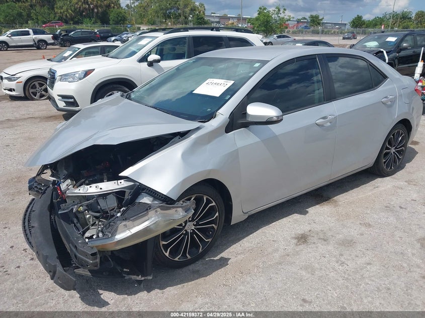 2014 TOYOTA COROLLA VIN: 5YFBURHE9EP160912