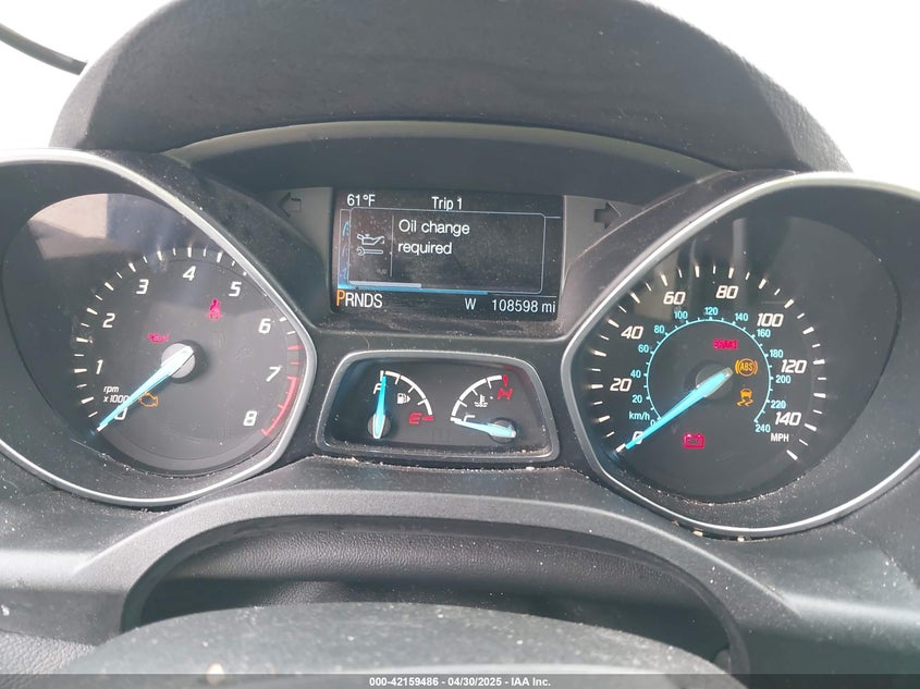 2014 FORD ESCAPE VIN: 1FMCU9GX7EUC04296
