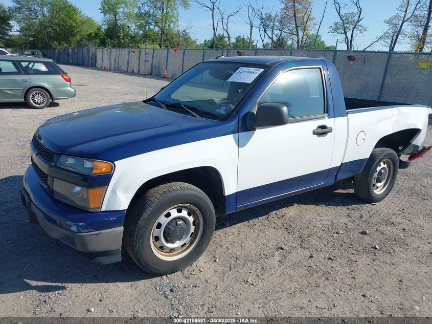 2011 CHEVROLET COLORADO VIN: 1GCCSBF99B8126421