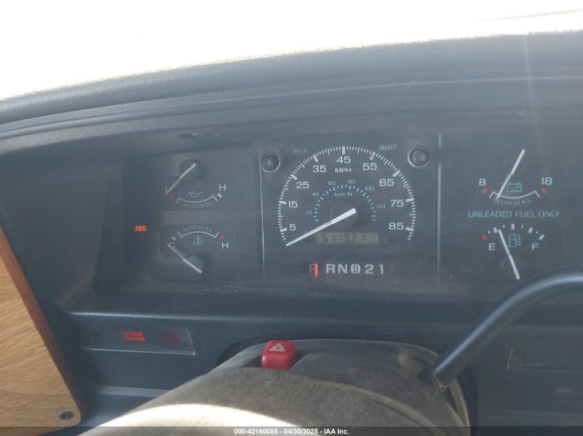 1994 Ford Econoline E350 Cutaway Van VIN: 1FDKE30G4RHA77294 Lot: 42160085