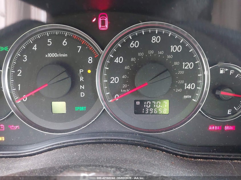 2008 SUBARU OUTBACK VIN: 4S4BP62C087360673