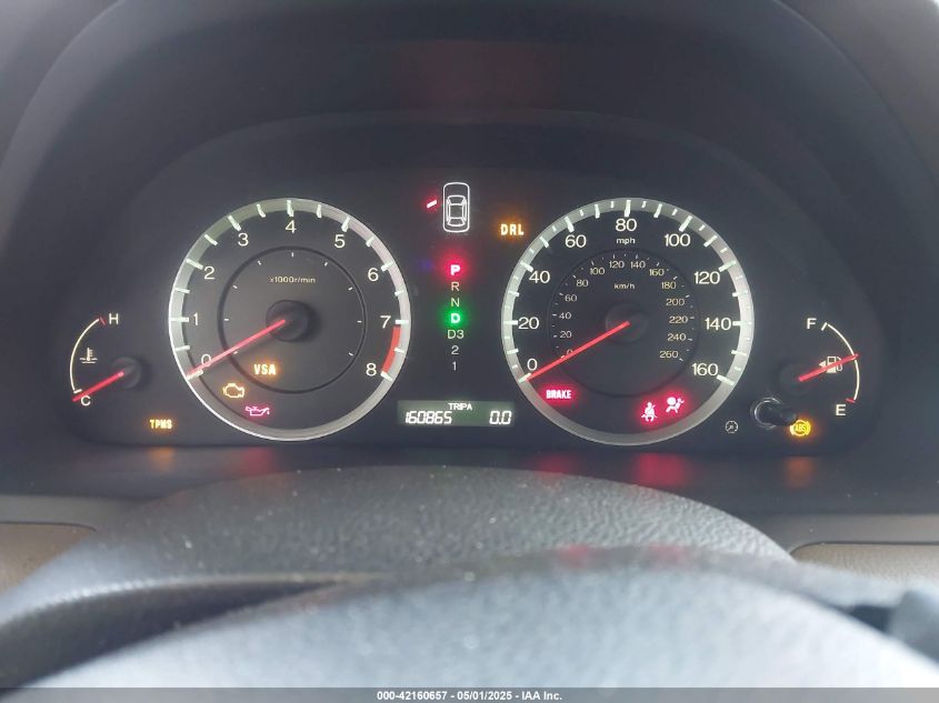 2010 Honda Accord 2.4 Ex-L VIN: 1HGCP2F8XAA159218 Lot: 42160657