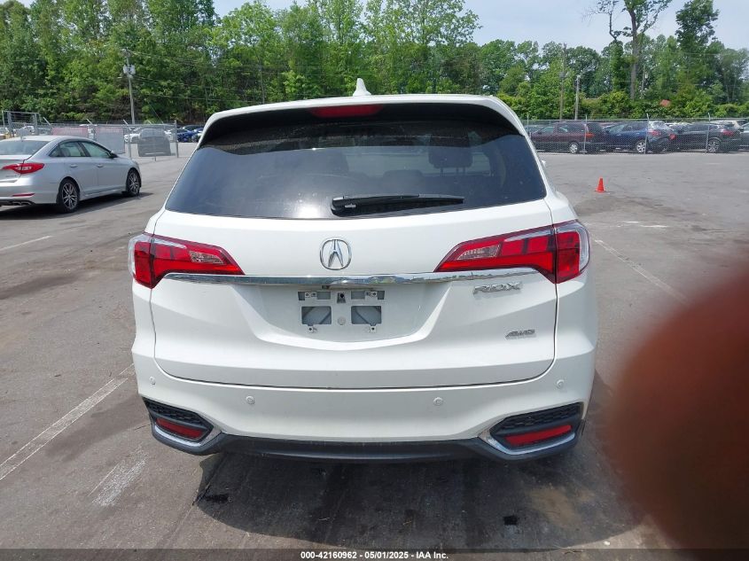 2017 Acura Rdx Advance Package VIN: 5J8TB4H78HL034019 Lot: 42160962