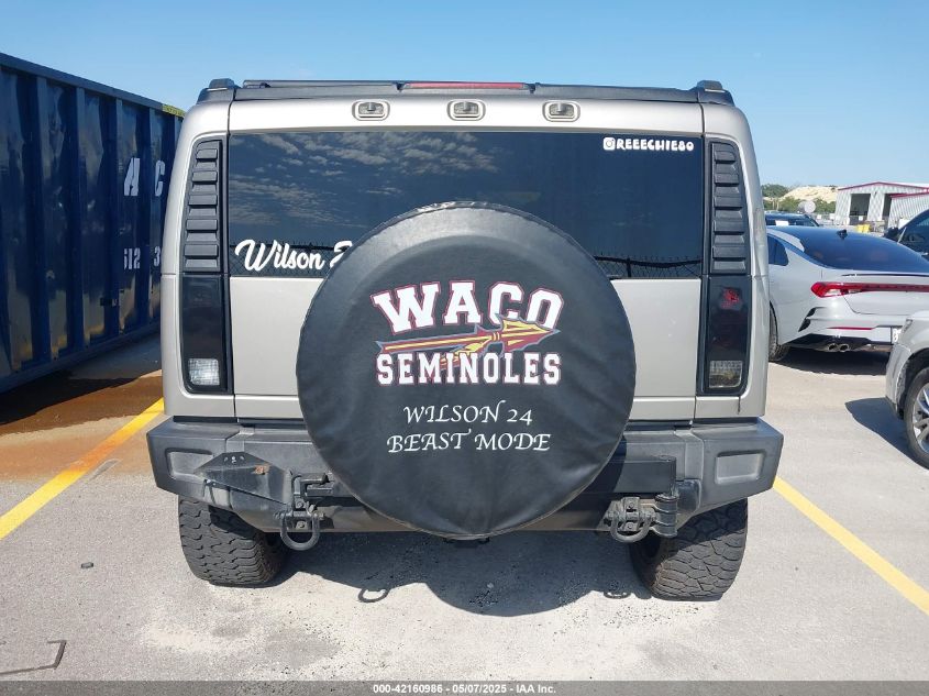 2003 Hummer H2 VIN: 5GRGN23U43H125114 Lot: 42160986