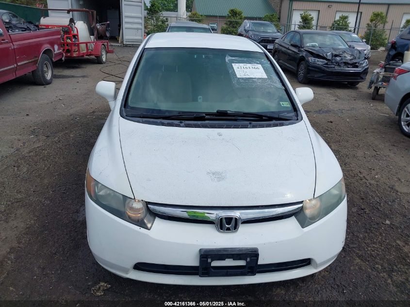 2008 Honda Civic Lx VIN: 2HGFA16598H323472 Lot: 42161366