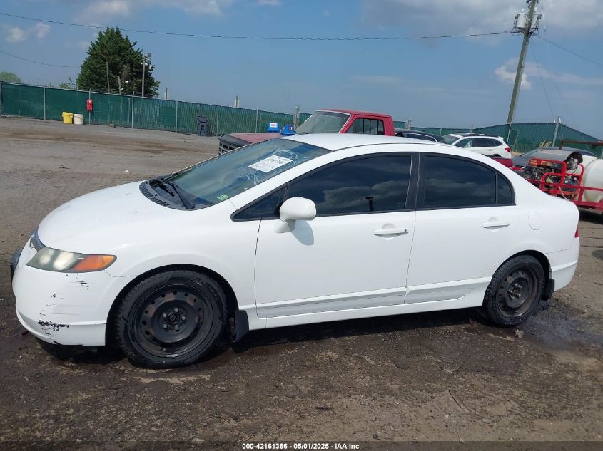 2008 Honda Civic Lx VIN: 2HGFA16598H323472 Lot: 42161366